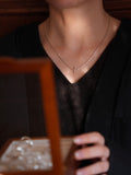 Chiang Mai Handmade Silver Necklace,Bamboo Dragonfly,Lumivault.