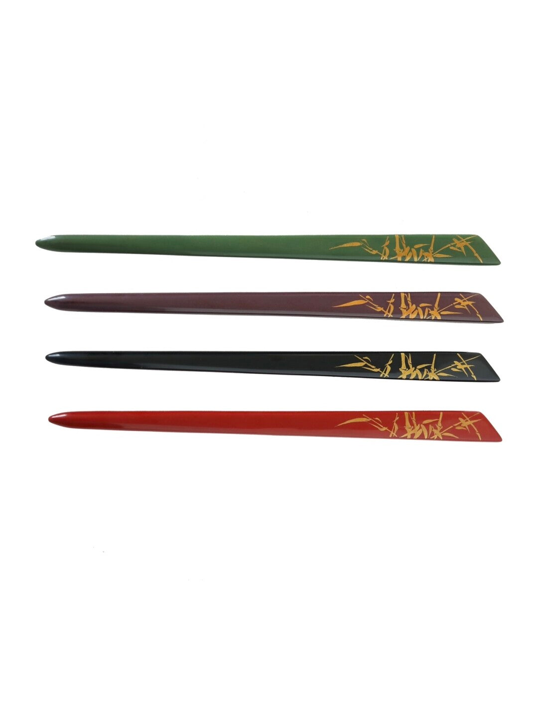 Chinese Lacquer Bamboo Hairpin - Lumivault