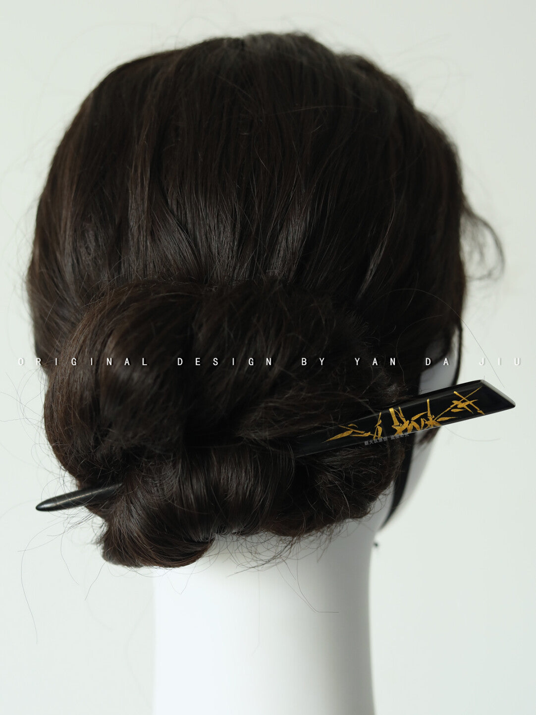 Chinese Lacquer Bamboo Hairpin,Lumivault.