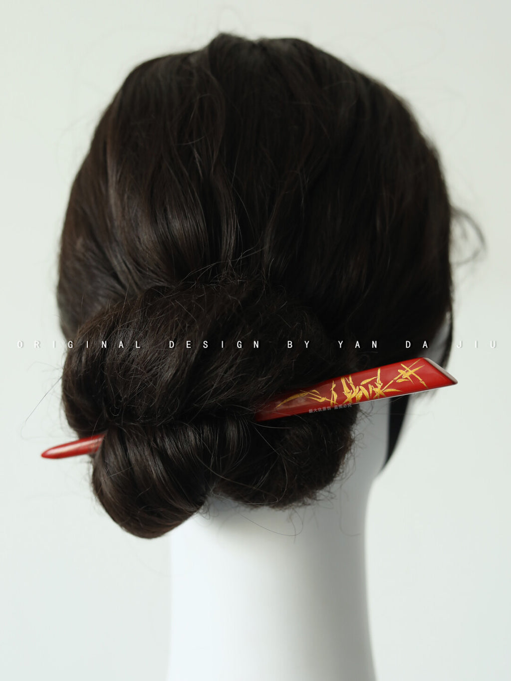 Chinese Lacquer Bamboo Hairpin,Lumivault.