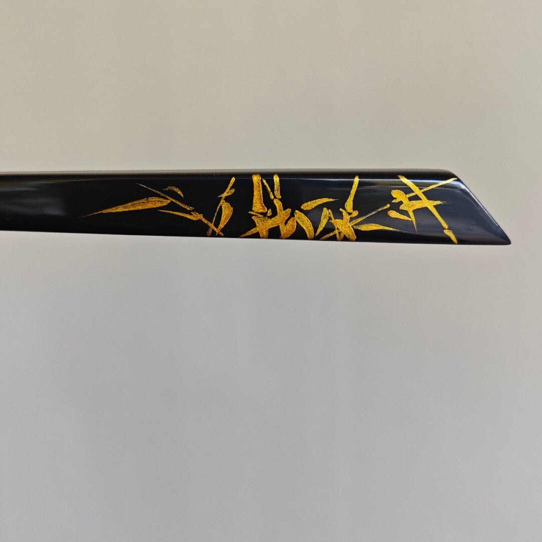 Chinese Lacquer Bamboo Hairpin - Lumivault
