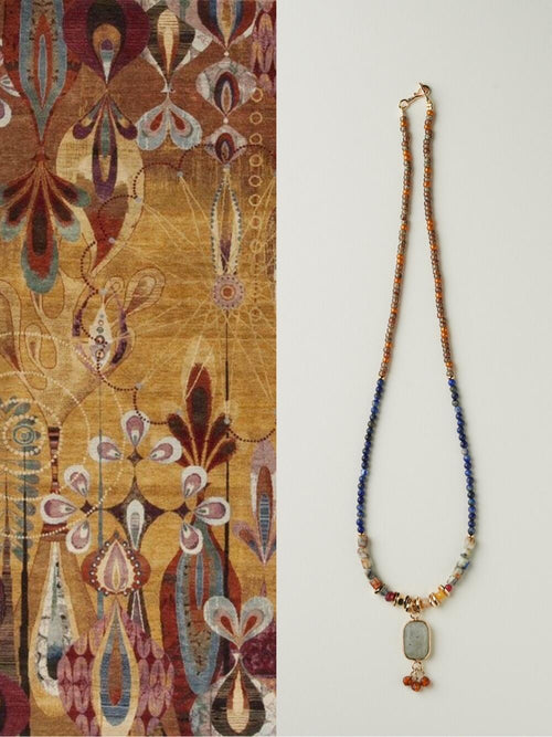 Chinoiserie A Dream into Dunhuang Necklace,Lumivault.