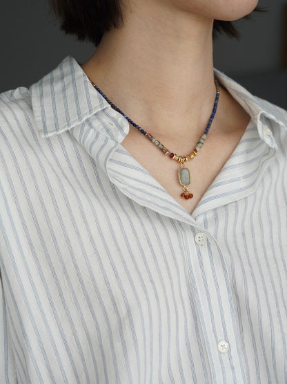 Chinoiserie A Dream into Dunhuang Necklace - Lumivault