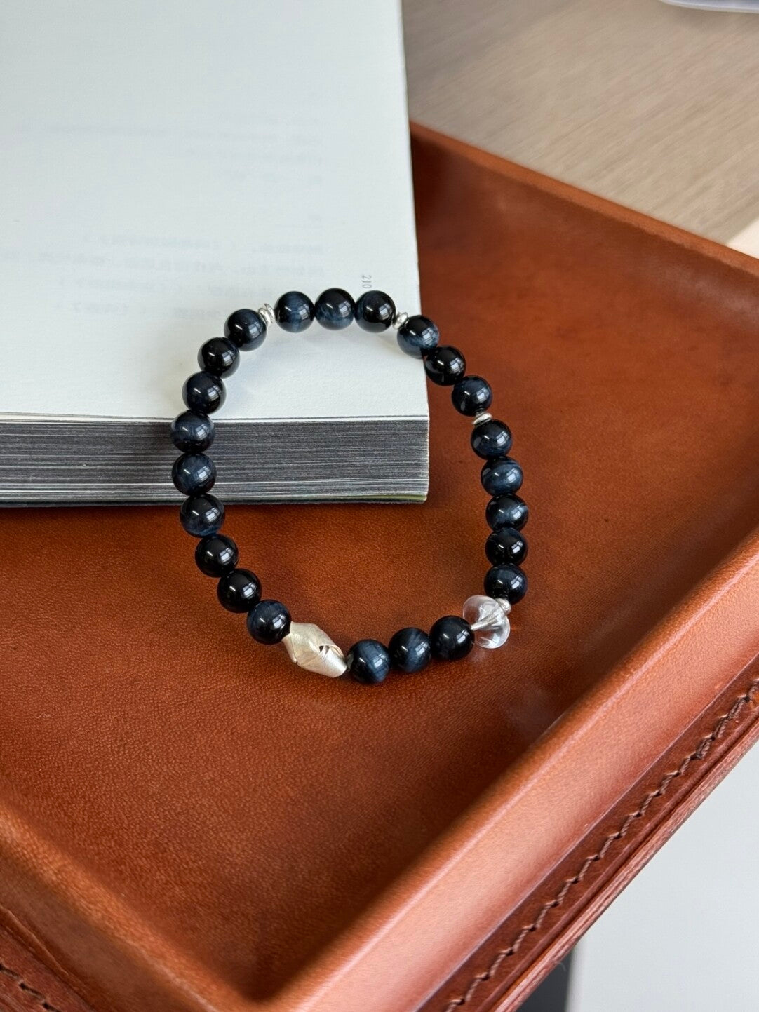 Chinoiserie Deep Sea Aurora Beaded Bracelet - Lumivault
