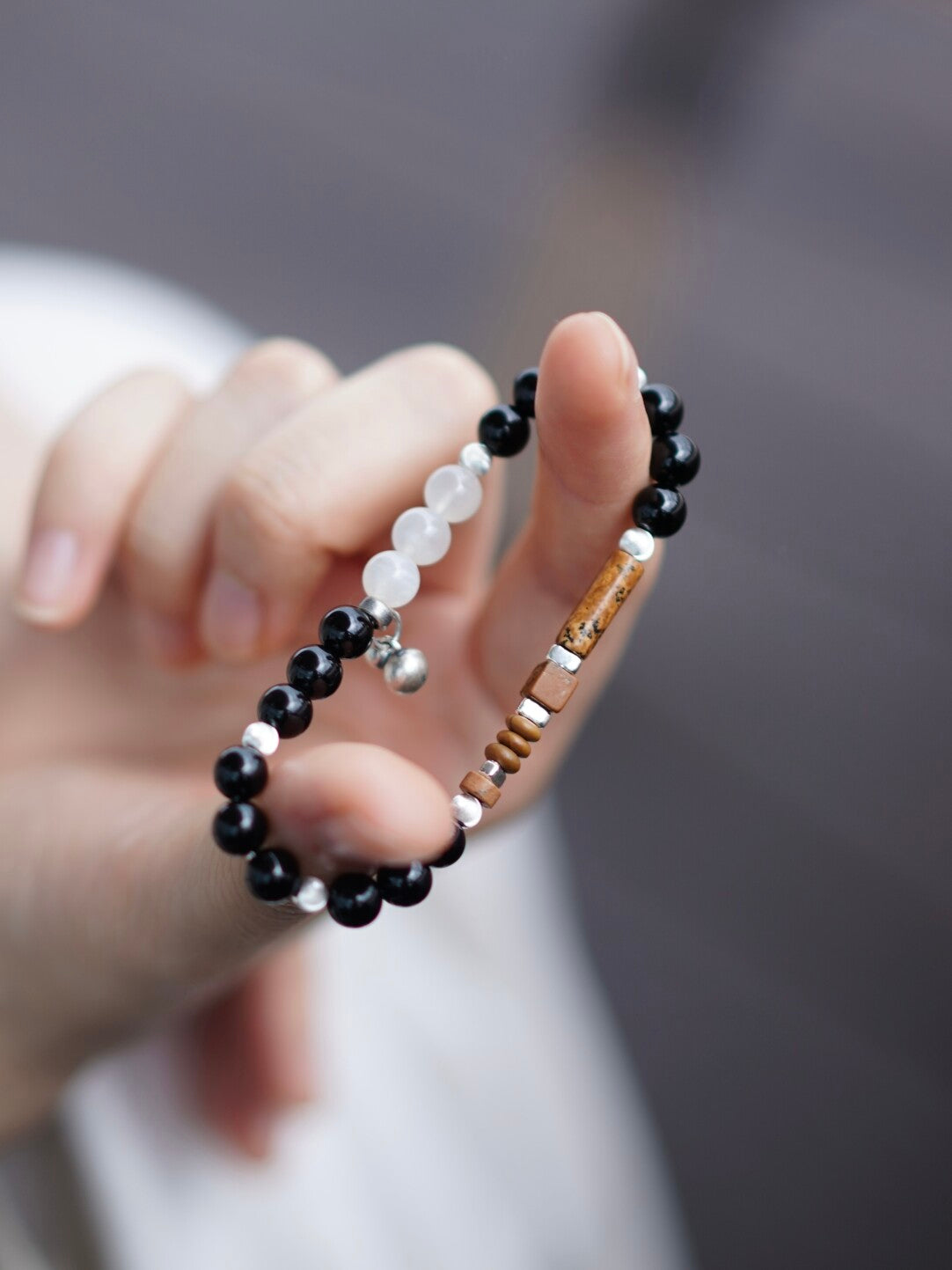 Chinoiserie Feast Beaded Bracelet,Lumivault.