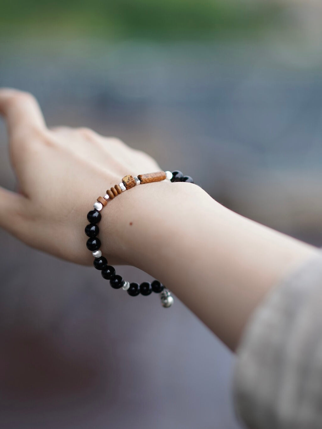 Chinoiserie Feast Beaded Bracelet,Lumivault.