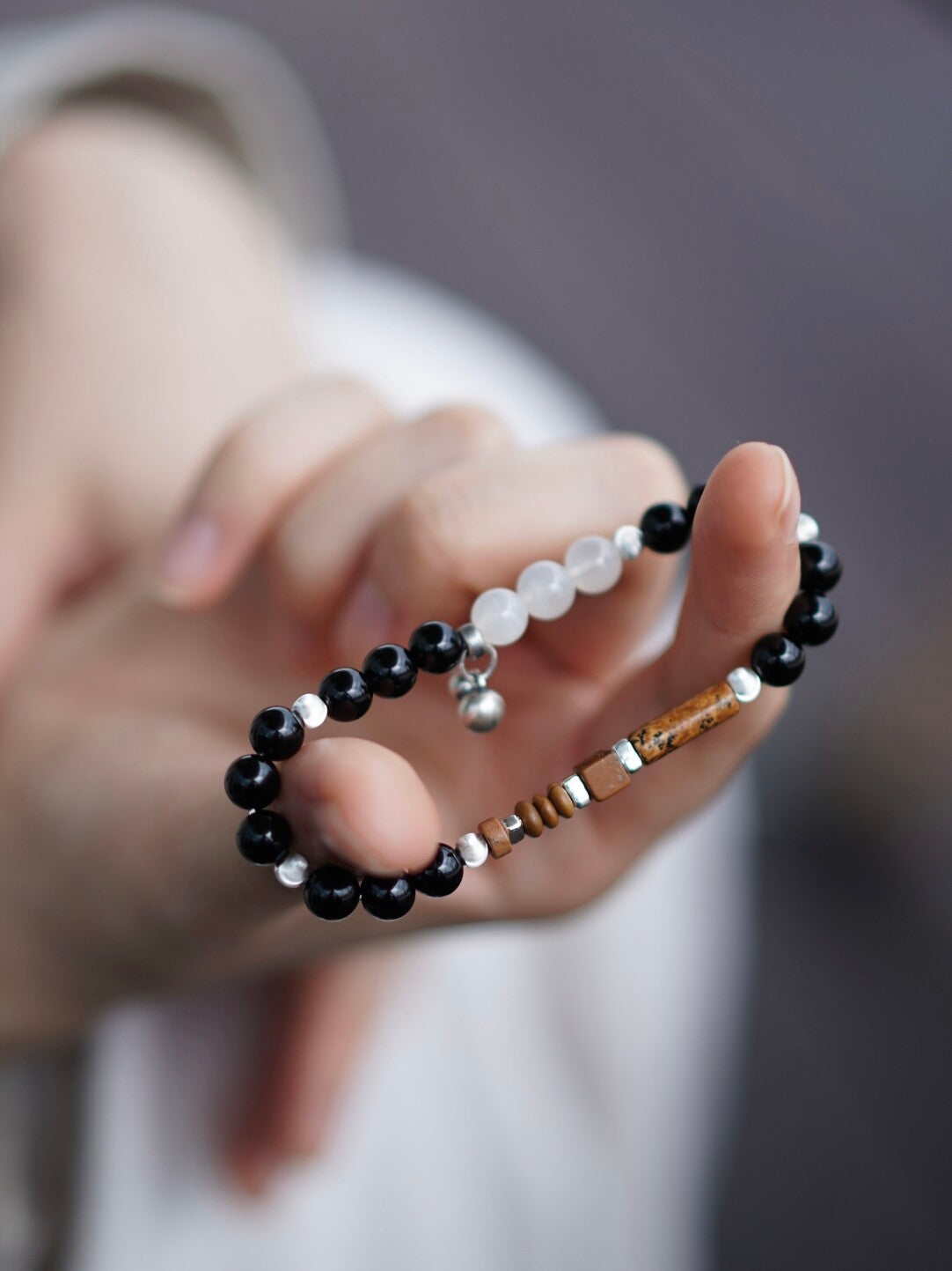 Chinoiserie Feast Beaded Bracelet,Lumivault.