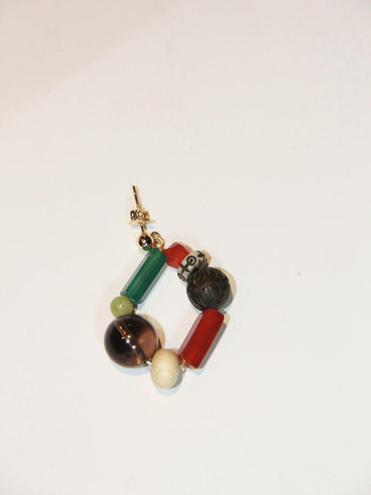 Chinoiserie Festive Geometric Earrings - Lumivault