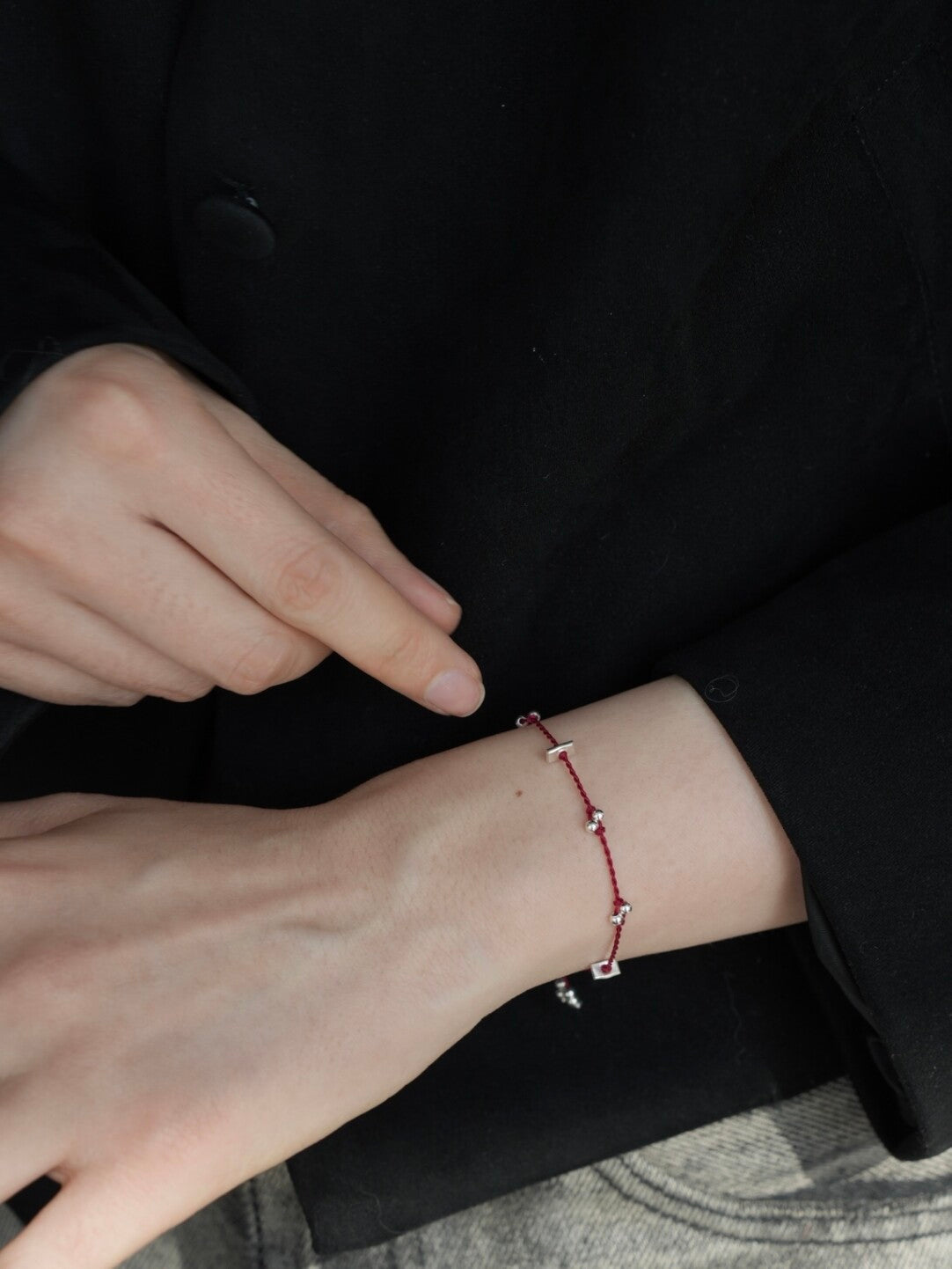 Chinoiserie Firefly Braided Bracelet,Lumivault.