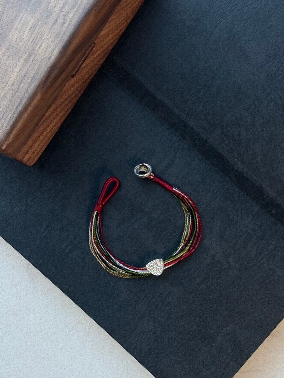 Chinoiserie Five Blessings Colorful Zongzi Bracelet,Lumivault.