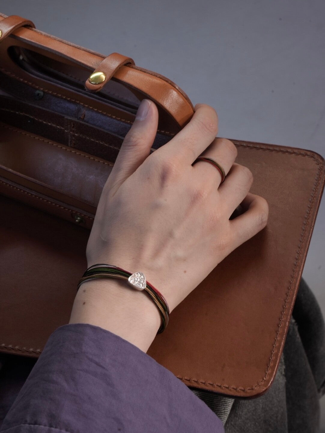 Chinoiserie Five Blessings Colorful Zongzi Bracelet,Lumivault.