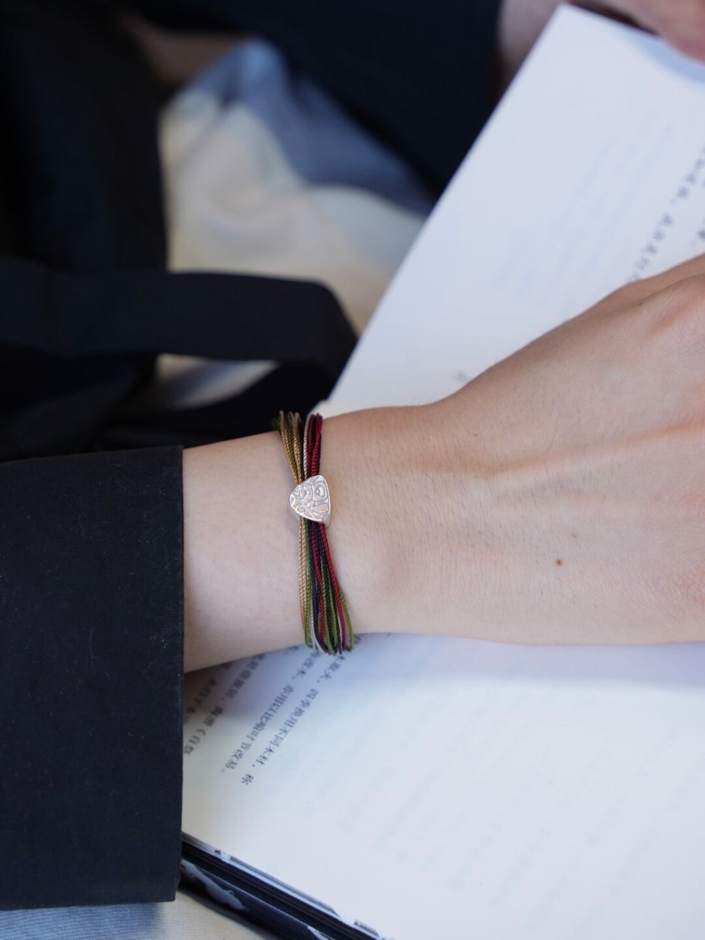 Chinoiserie Five Blessings Colorful Zongzi Bracelet,Lumivault.