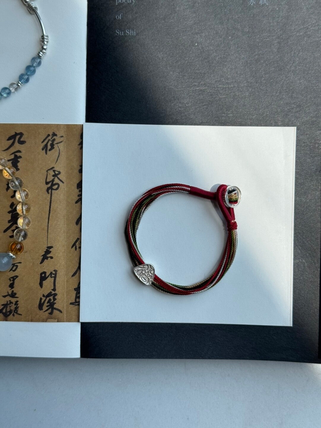 Chinoiserie Five Blessings Colorful Zongzi Bracelet,Lumivault.