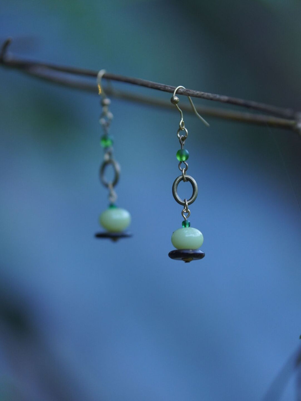 Chinoiserie Plant Earrings,Lumivault.
