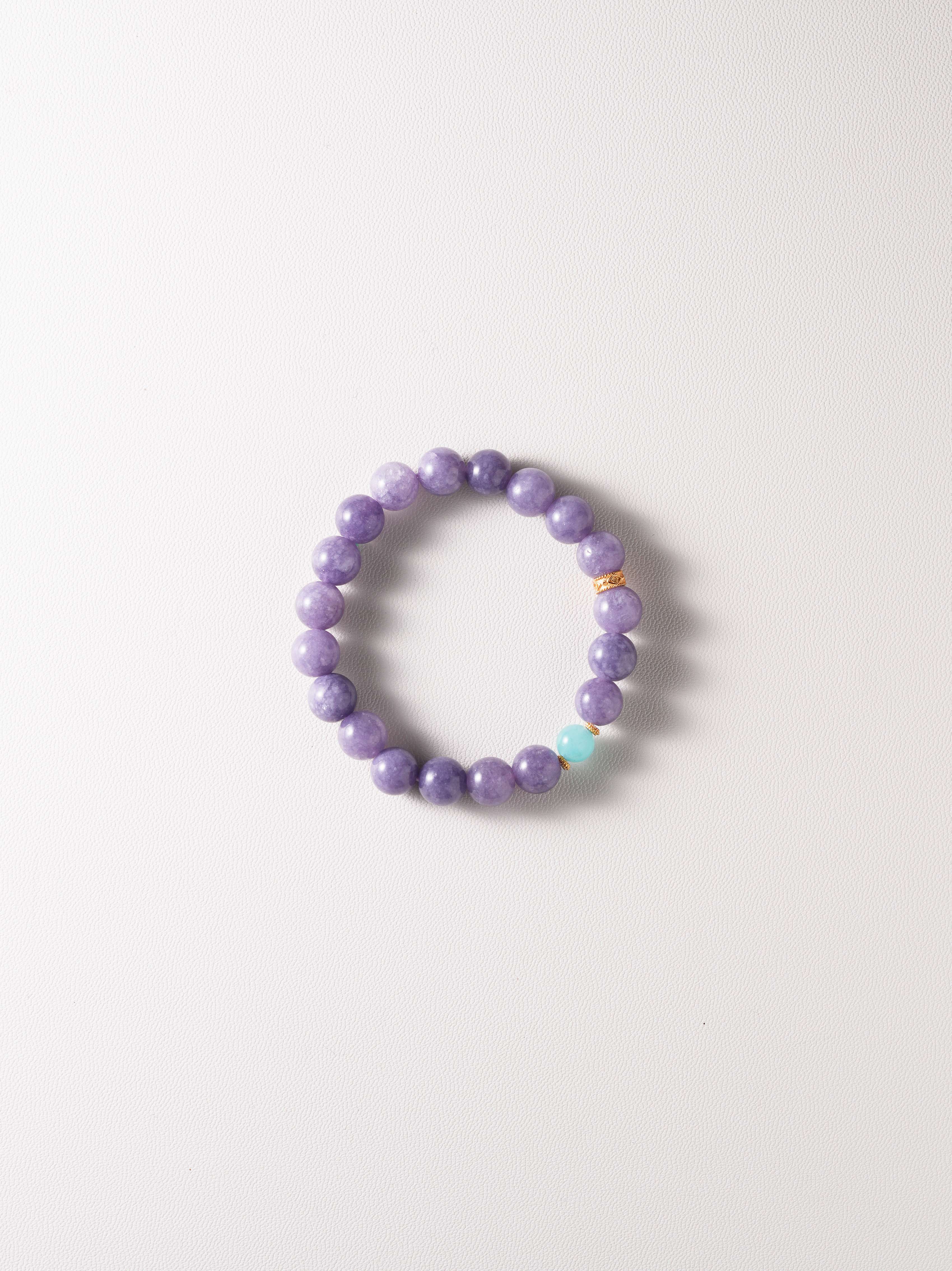 Chinoiserie Romantic Purple Bracelet,Lumivault.