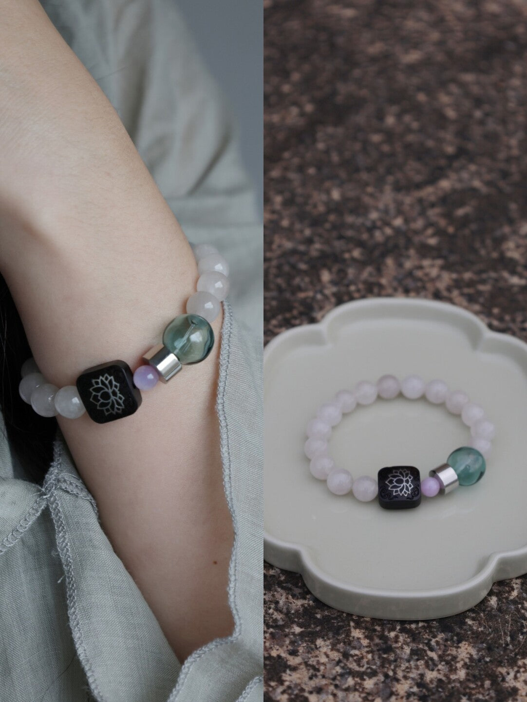 Chinoiserie Sky Realm Bracelet,Lumivault.