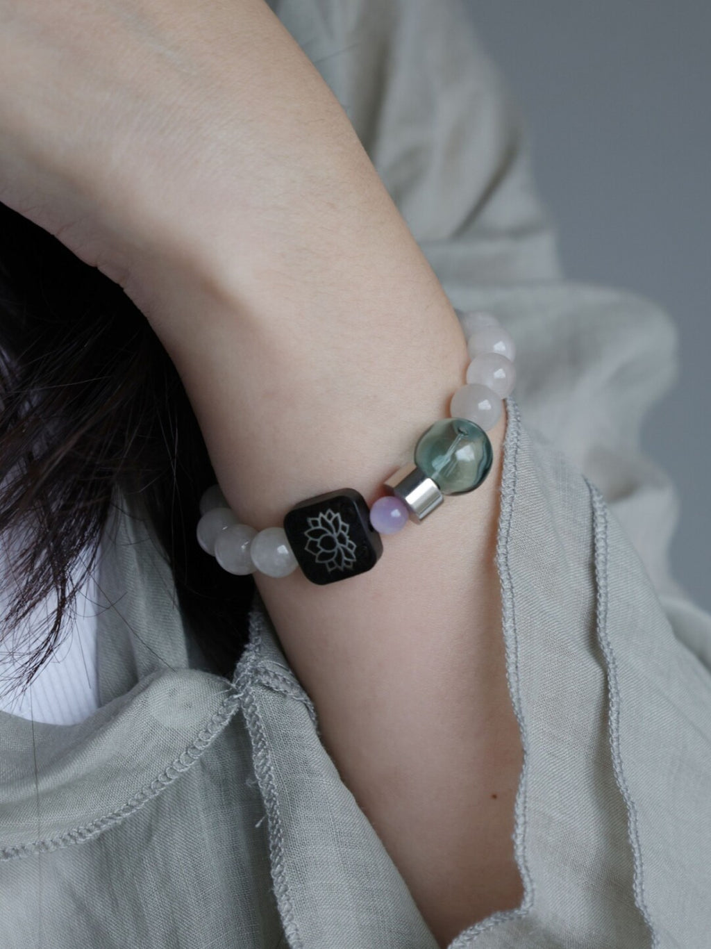 Chinoiserie Sky Realm Bracelet,Lumivault.
