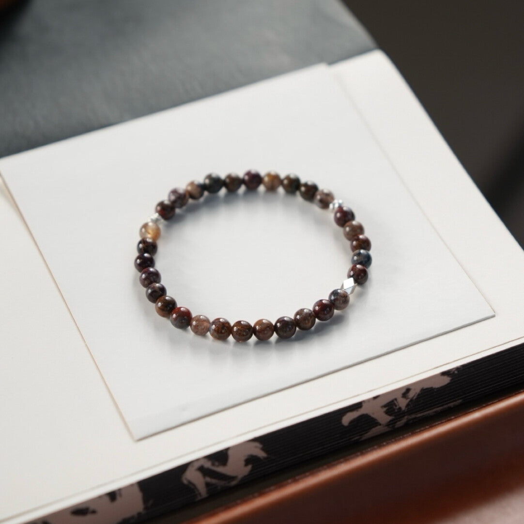 Chinoiserie Twilight Garden Beaded Bracelet,Lumivault.