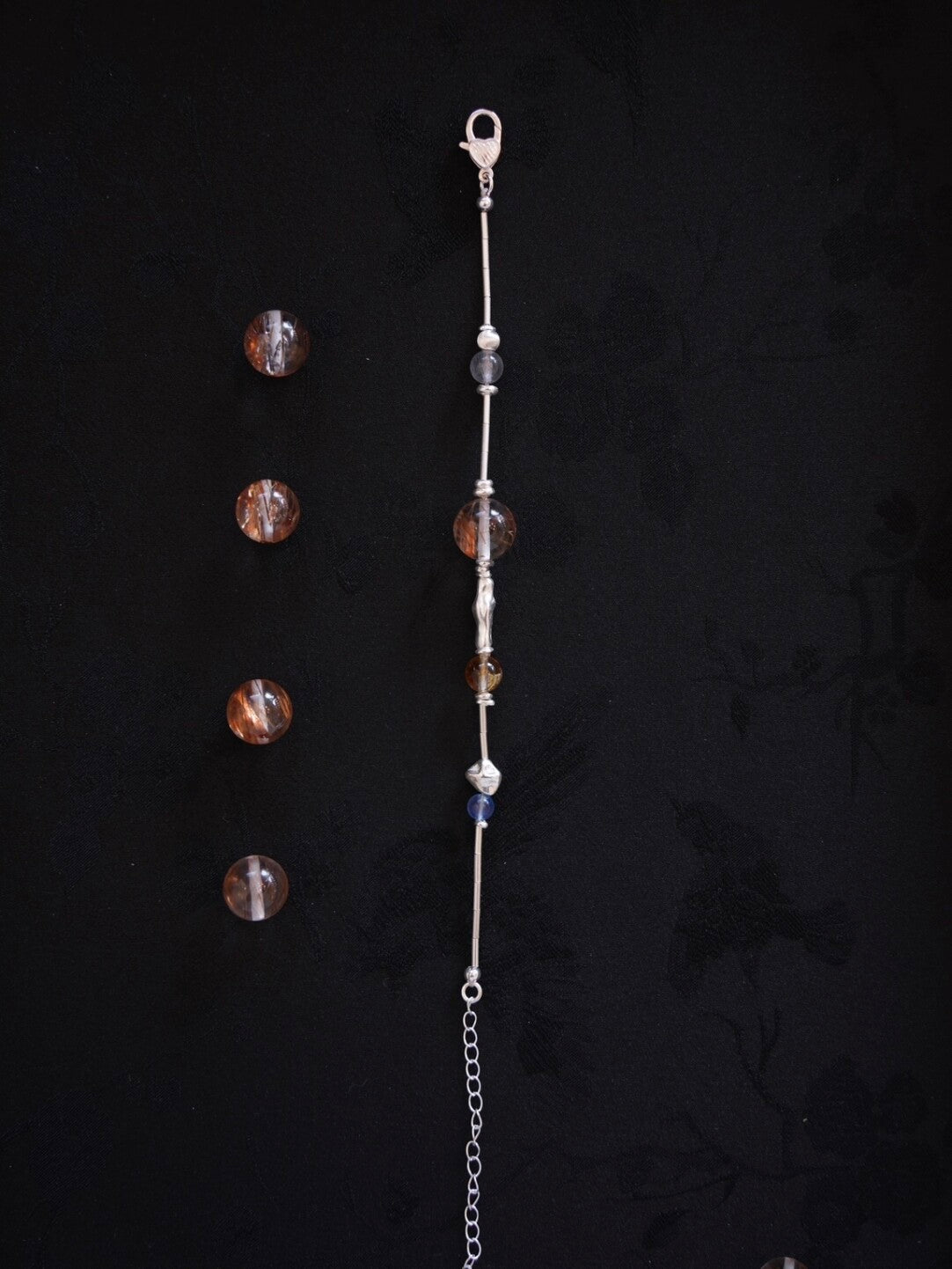 Chinoiserie Wishing Fountain Beaded Bracelet,Lumivault.