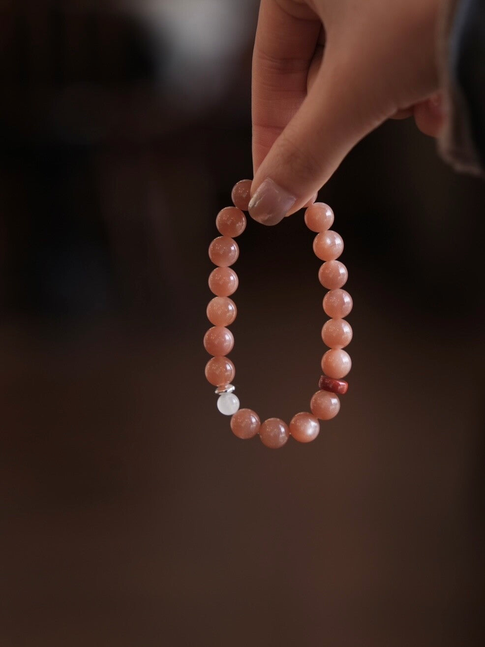 「Chinoiserie」Bright Spring  Sunstone Labradorite Bracelet,Lumivault.