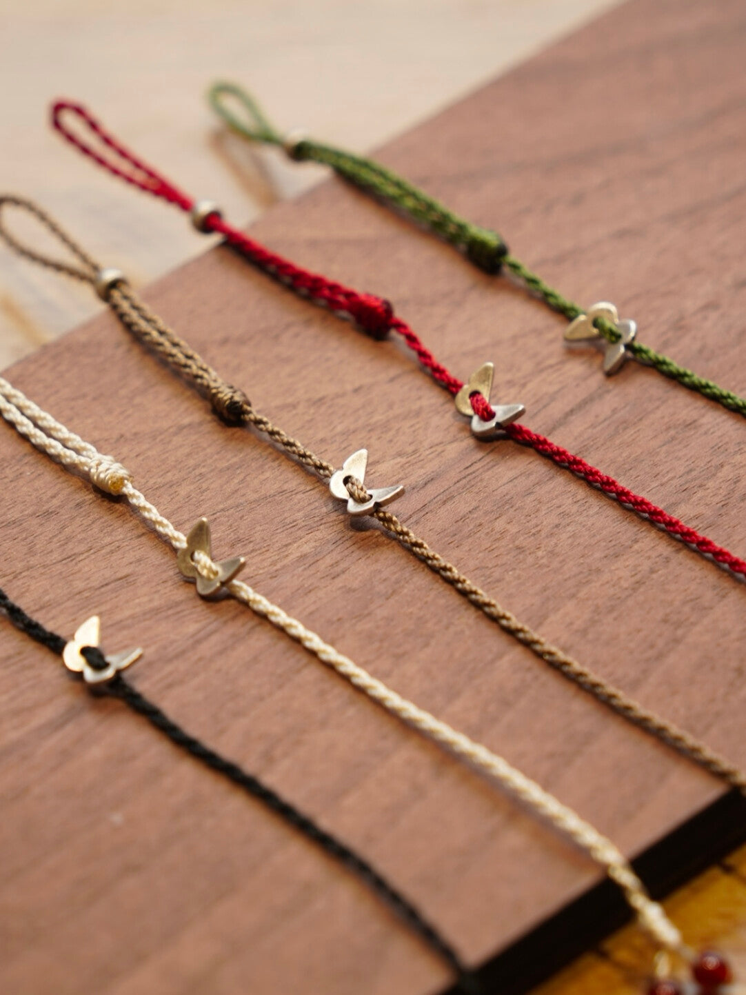 「Chinoiserie」Butterfly Braided Bracelet,Lumivault.