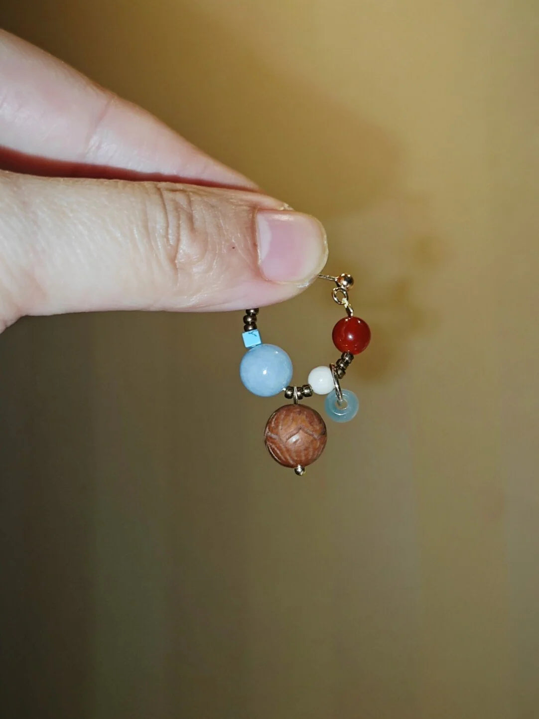 Chinoiserie Colorful Beaded Cluster Earrings - Lumivault