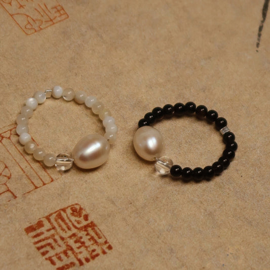 「Chinoiserie」Garden Dream Beaded Ring - Lumivault