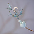 「Chinoiserie」Moonlit Bamboo Leaf Bottle Hairpin,Lumivault.
