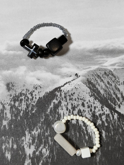 Chinoiserie Natural Jade Beads Ring