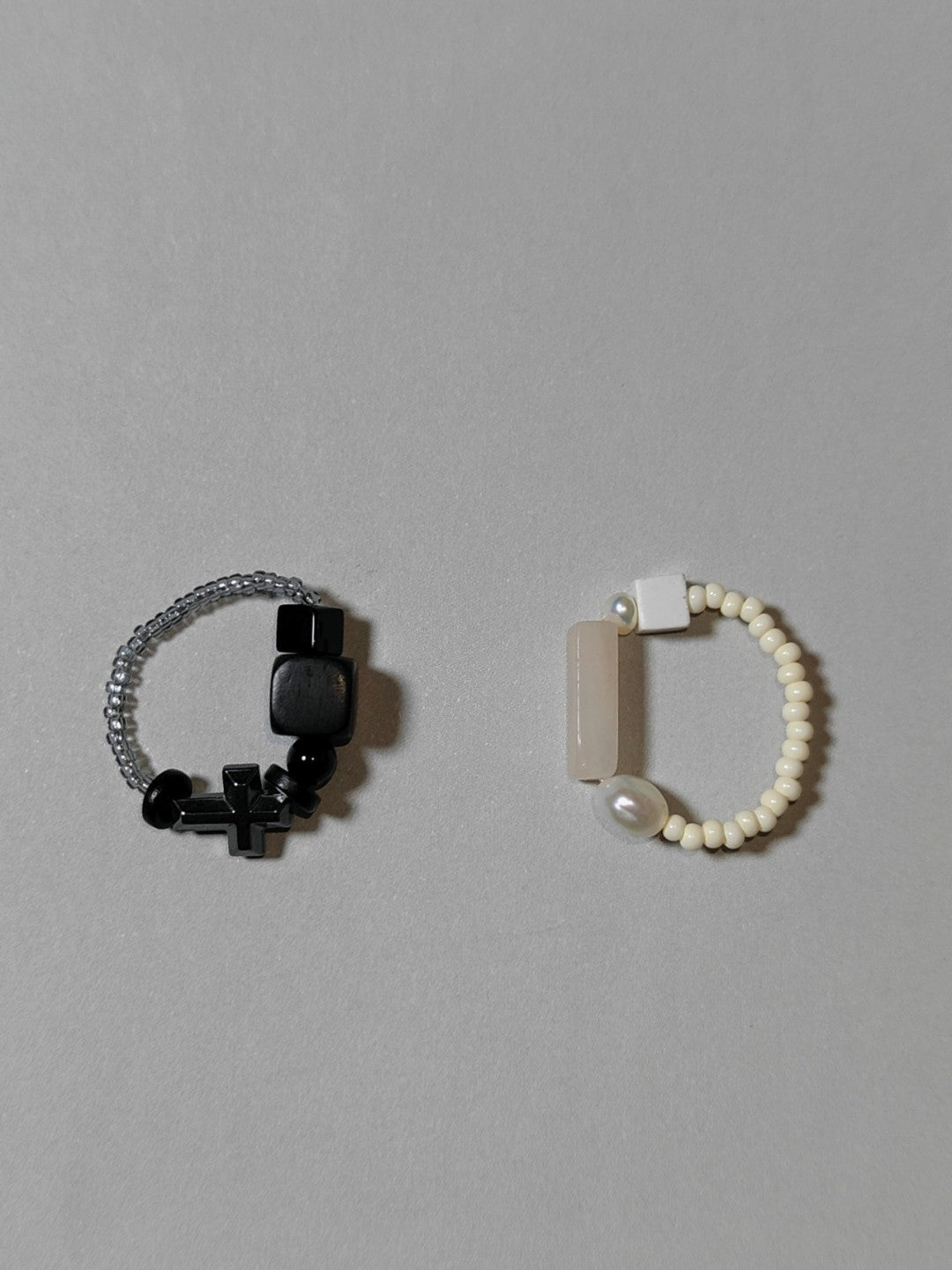 Chinoiserie Natural Jade Beads Ring,Lumivault.