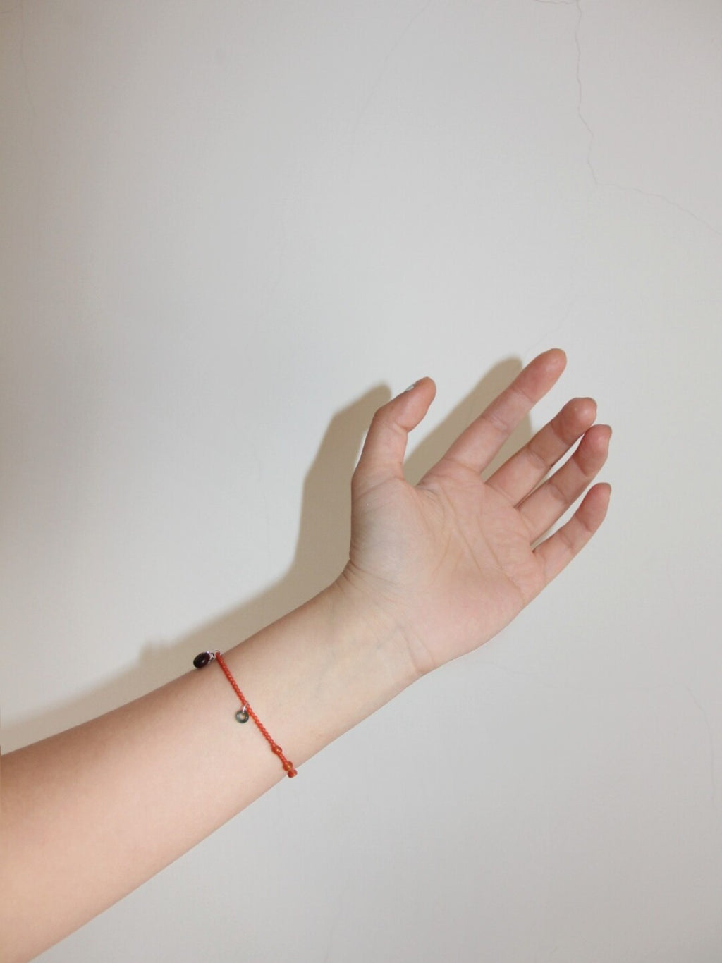 「Chinoiserie」 Natural Stone  Red Green  Bracelet,Lumivault.