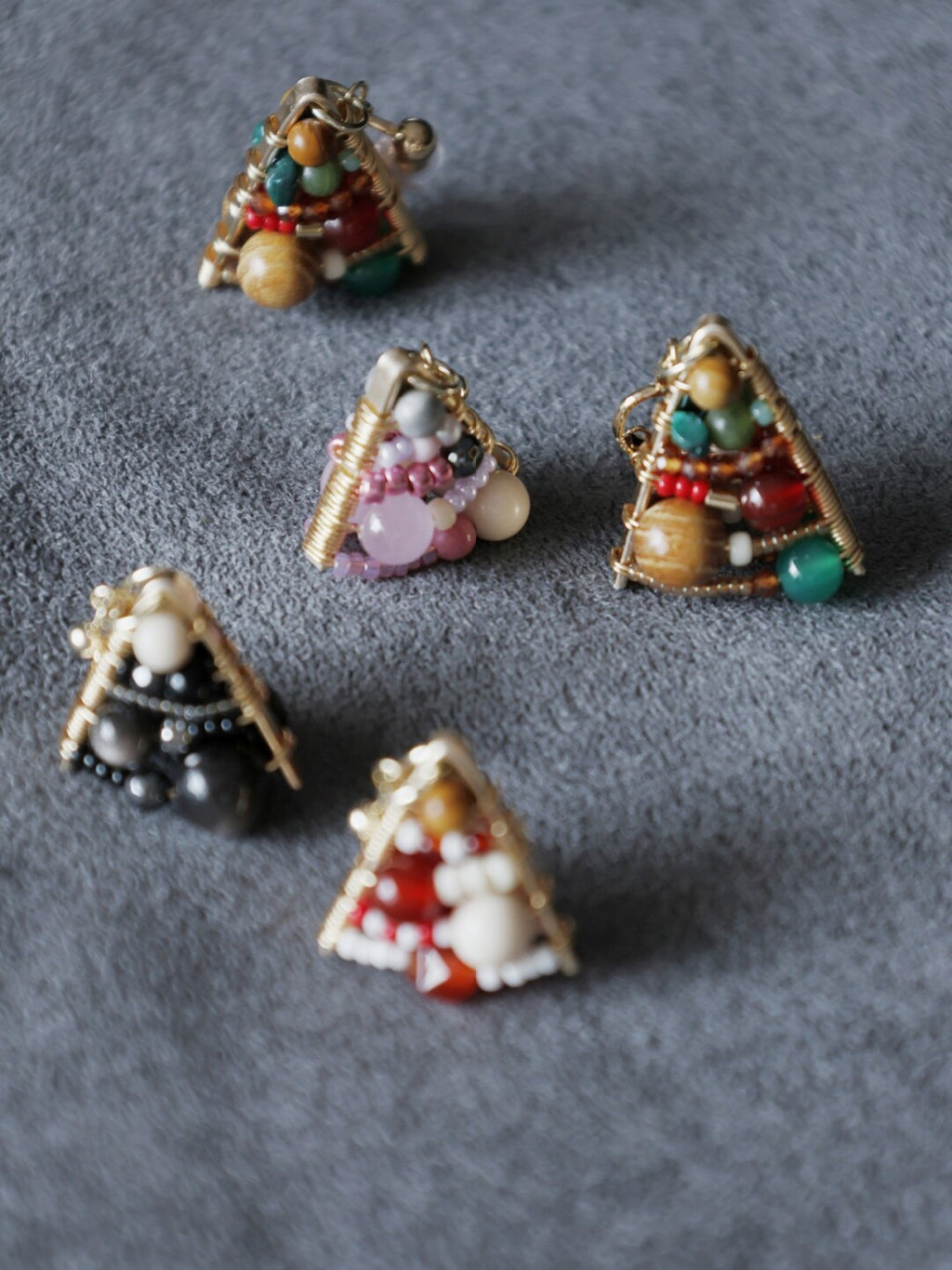Christmas Tree Earrings,Lumivault.