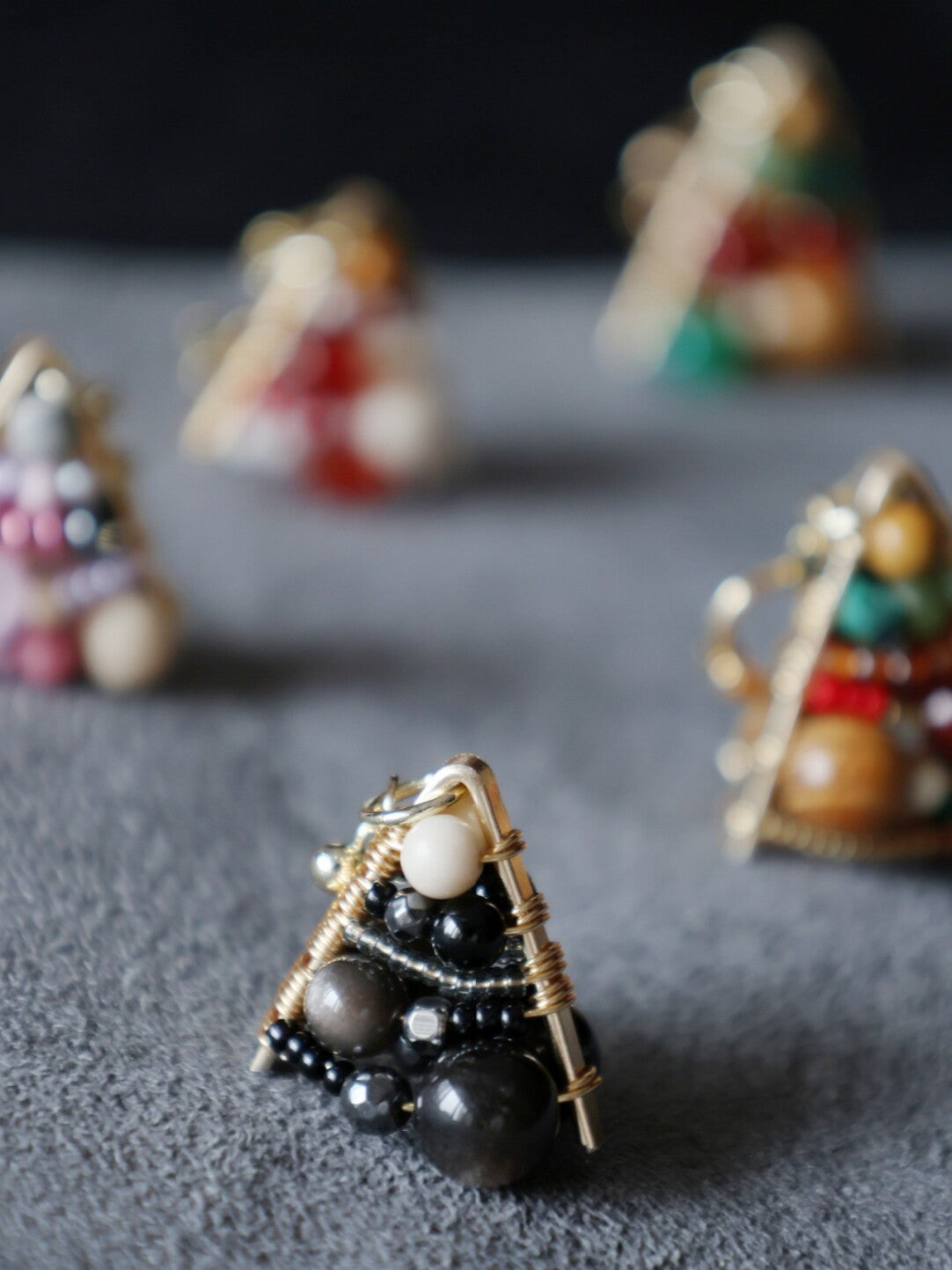 Christmas Tree Earrings,Lumivault.