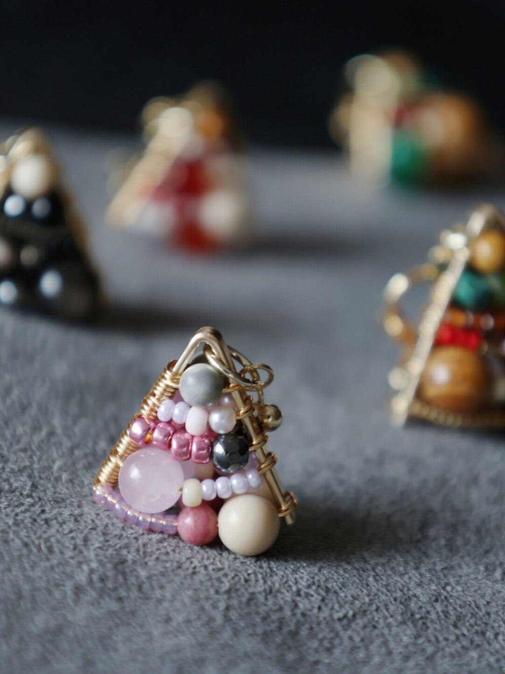 Christmas Tree Earrings,Lumivault.