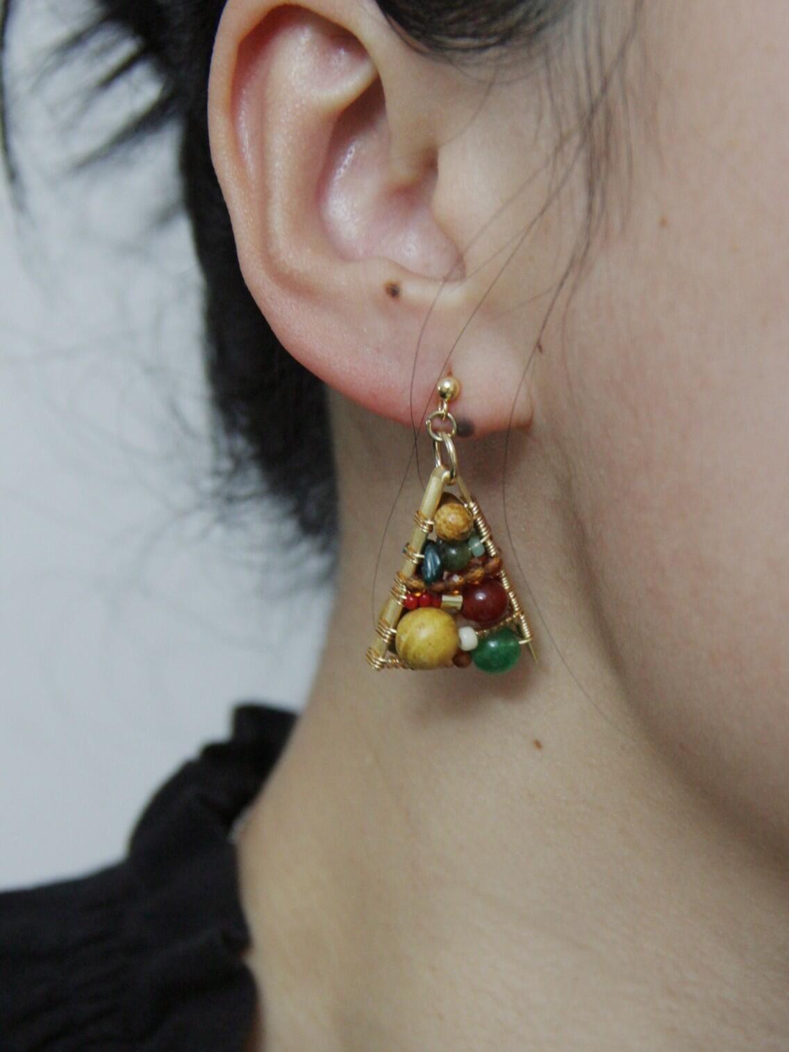 Christmas Tree Earrings,Lumivault.