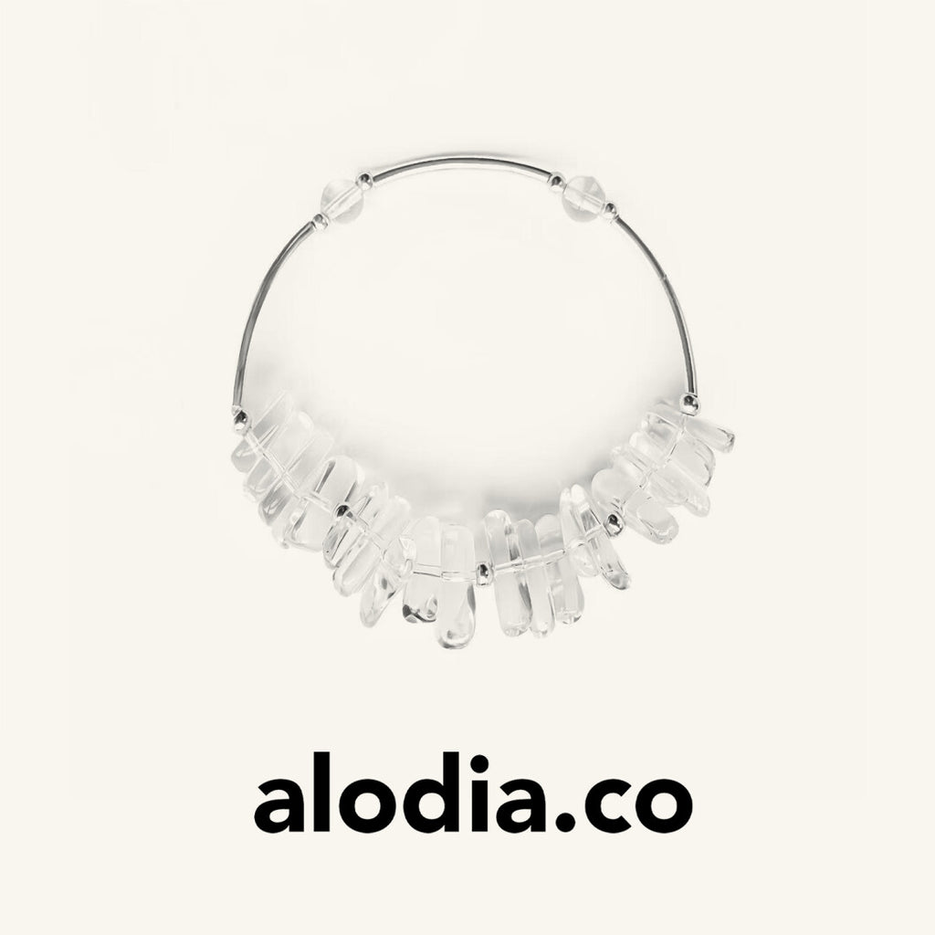 Clear Quartz Bracelet,Lumivault.