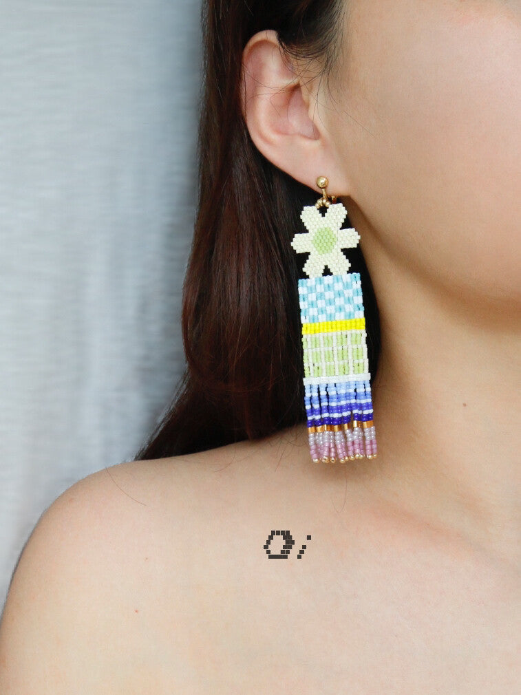 Daydream MIYUKI Beaded Earrings,Lumivault.