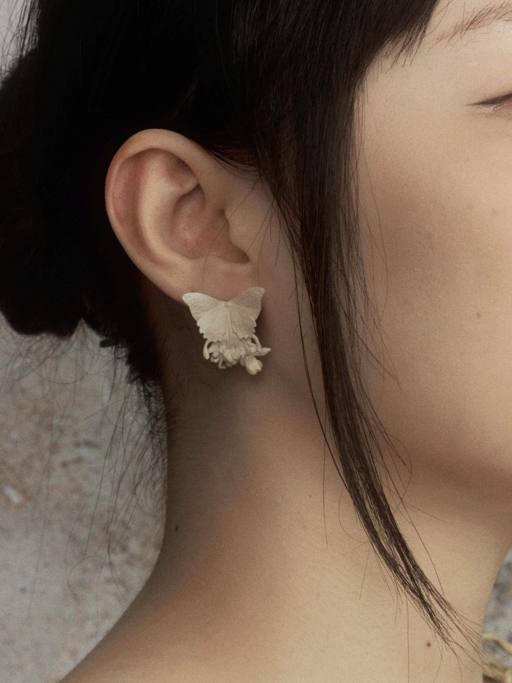 Dream Butterfly Earrings,Single / White,Lumivault.