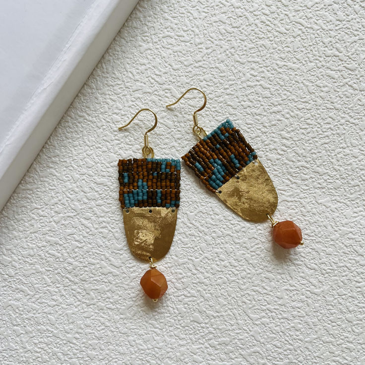 Ethnic MIYUKI Beaded Earrings,Lumivault.