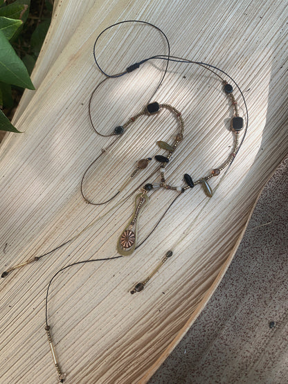 Euterpe Czech Beaded  Necklace