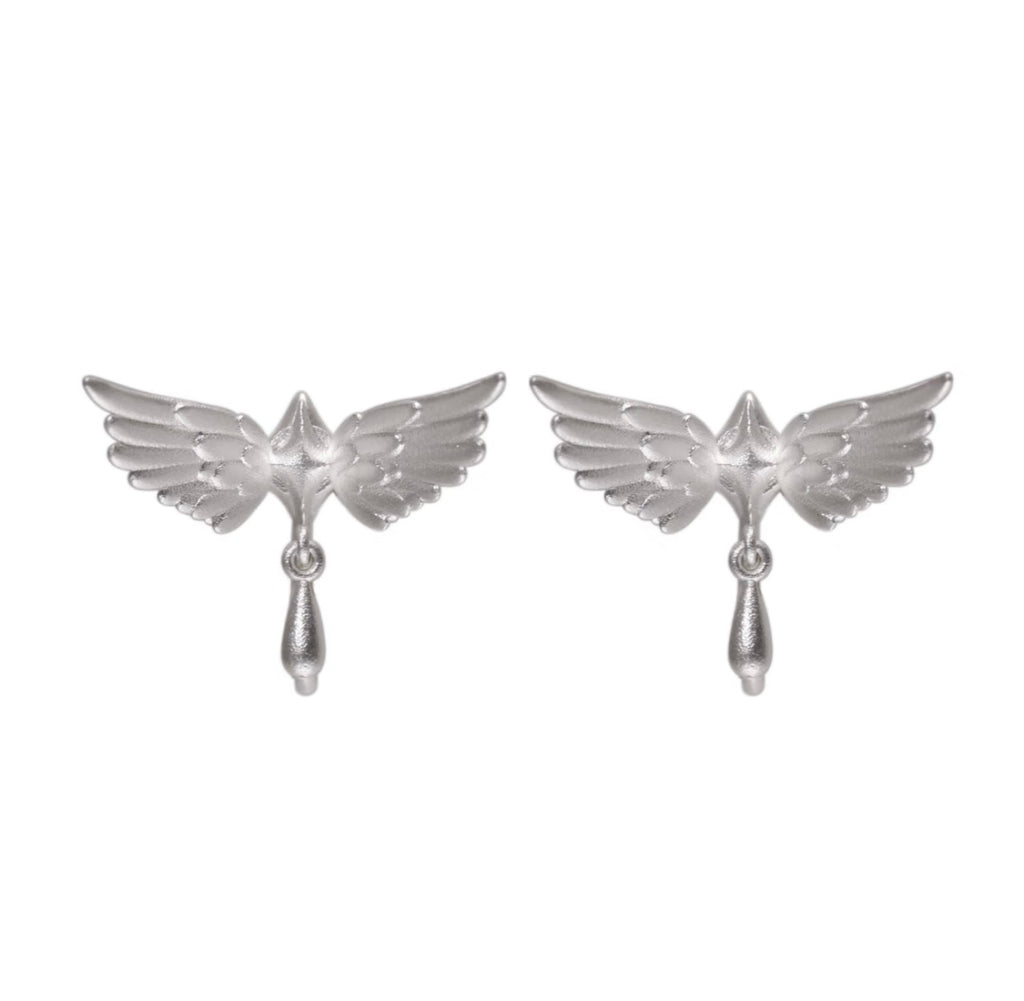 Falling Star Silver Earring,Lumivault.