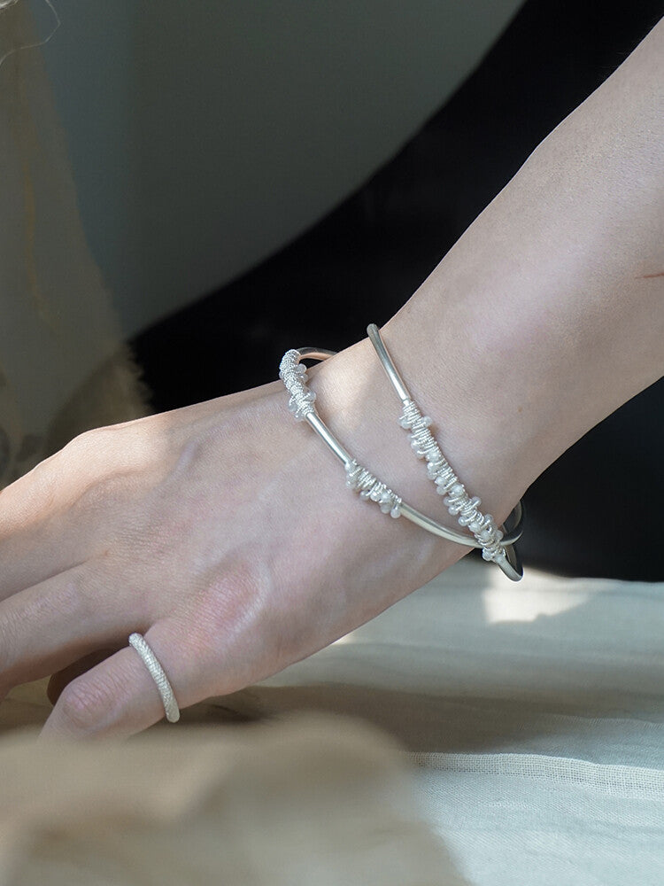 Firefly Sterling Silver Filigree Bracelet - Lumivault