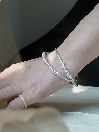 Firefly Sterling Silver Filigree Bracelet - Lumivault