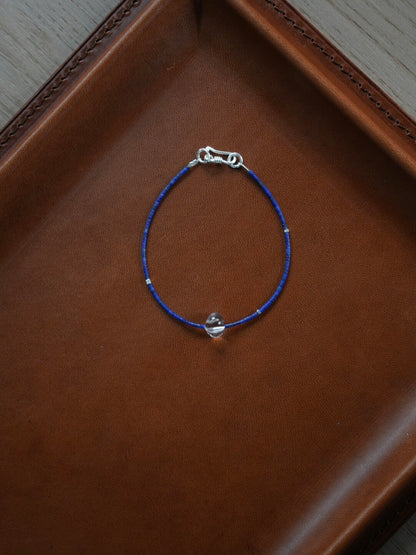 Freesia Lapis Lazuli Beaded Bracelet - Lumivault