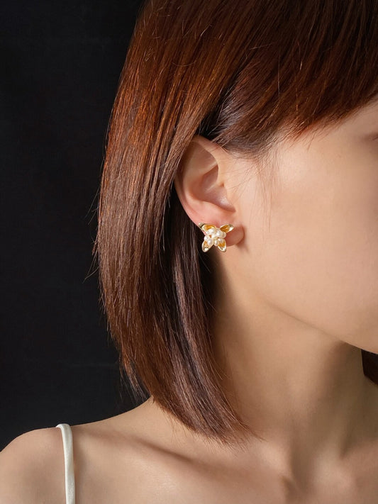Freshwater Pearl Millet Bead Earrings - Lumivault