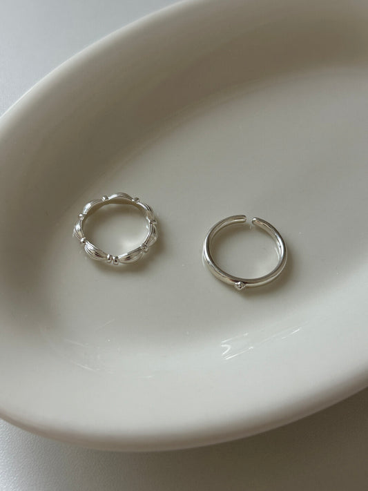 Fruit Silver Open Ring - Lumivault