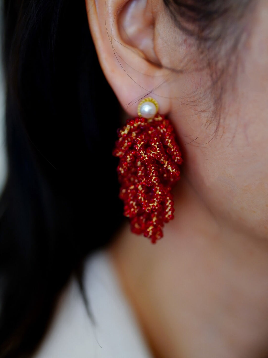 Fruit MIYUKI Beaded Earrings,Lumivault.