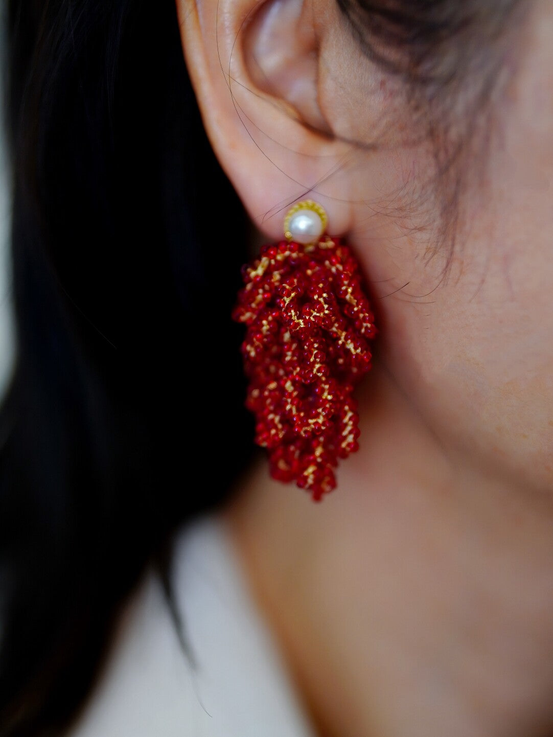 Fruit MIYUKI Beaded Earrings,Lumivault.