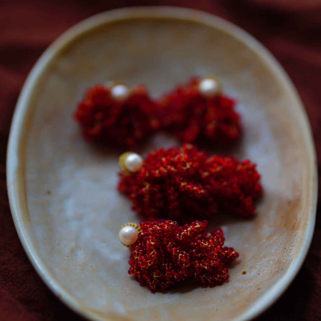 Fruit MIYUKI Beaded Earrings,Lumivault.