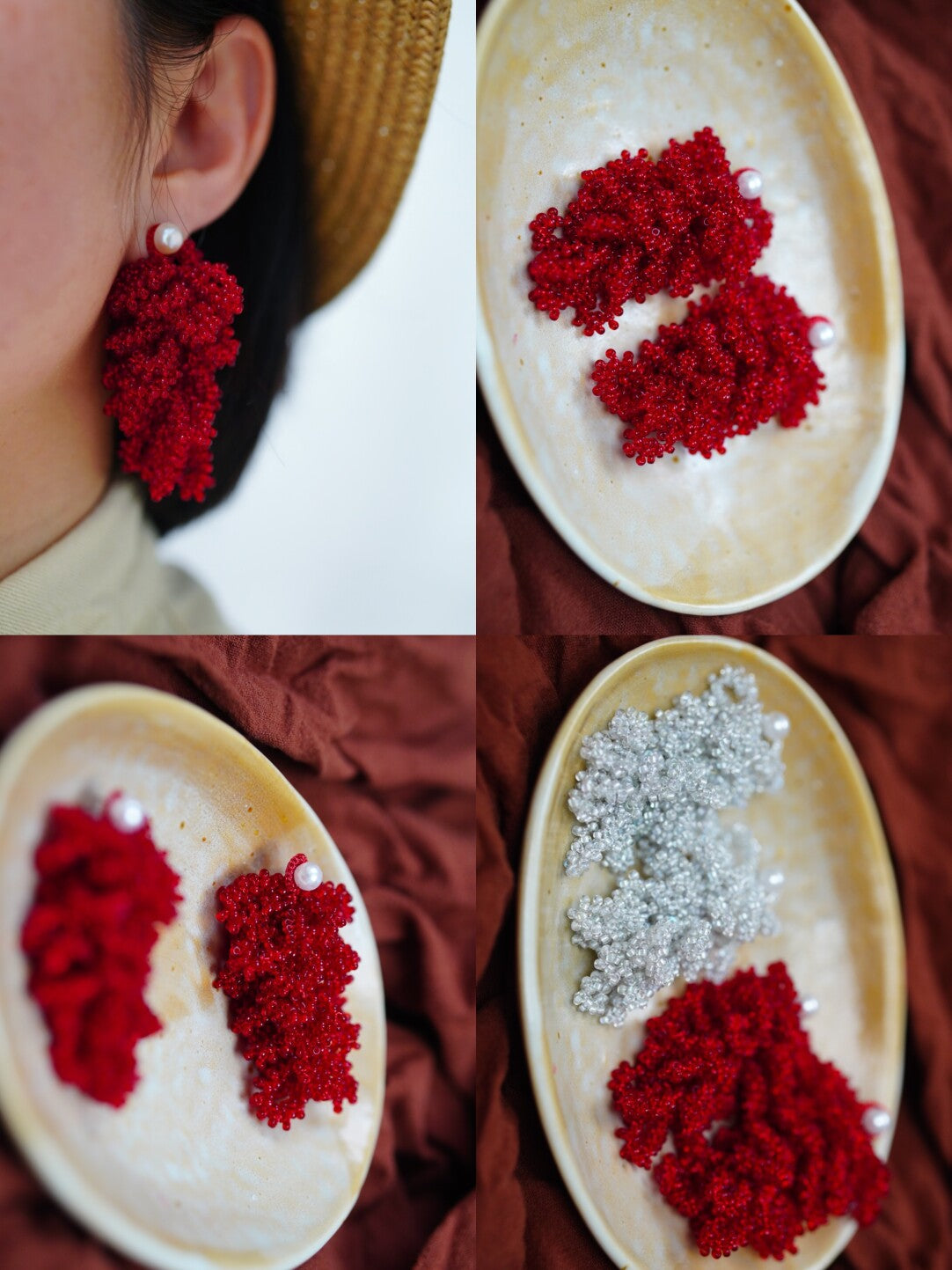 Fruit MIYUKI Beaded Earrings,Lumivault.